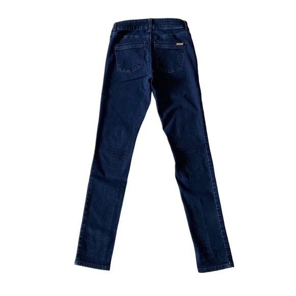 White House Black Market Womens Skinny Leg Blue Denim Jeans Size 4R GUC - Picture 4 of 9